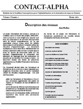 Contact-Alpha - F&eacute;vrier 2001 