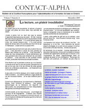 Contact-Alpha - D&eacute;cembre 2003